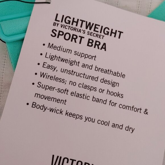 NWT  VICTORIA'S SECRET SPORTS CRISS CROSS SPORTS BRA 32B - Picture 7 of 12